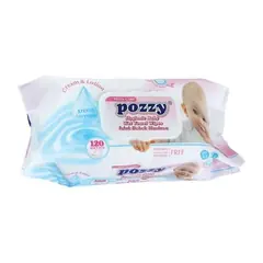 Pozzy Baby Wet Wipes -120 pcs - Rokomari